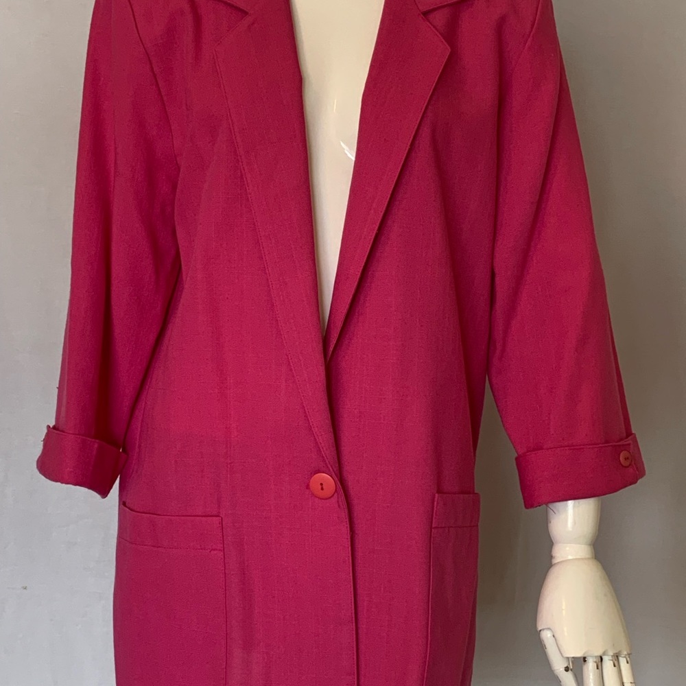 Vintage pink 80’ blazer
